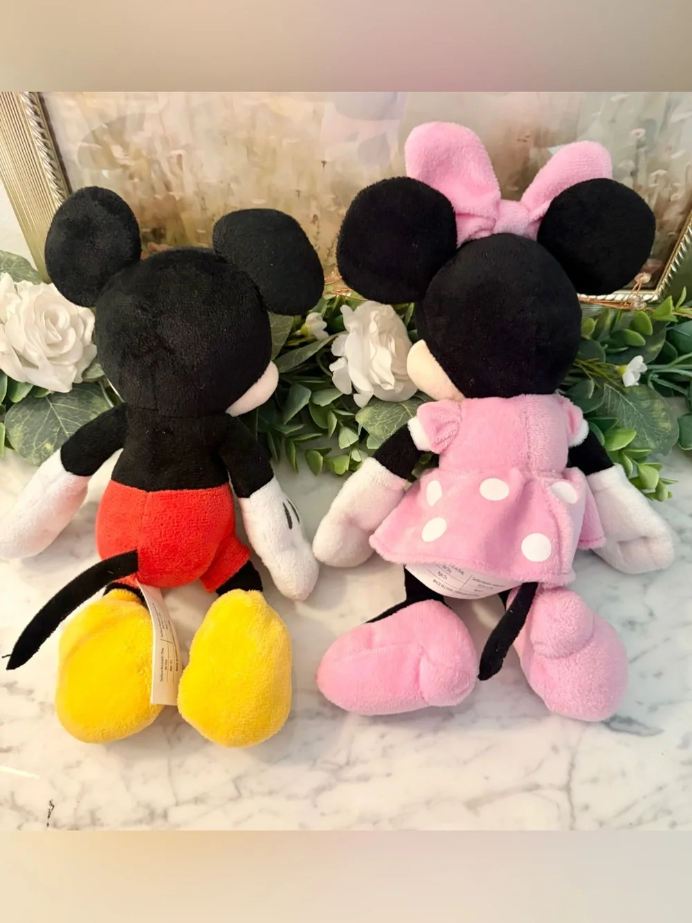 Lot of 4 Disney Plushies Mickey, Minnie, Goofy & Pluto